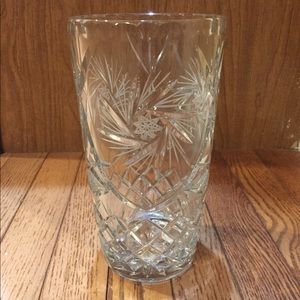 Cut Crystal Vase